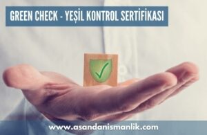 green check yesil kontrol sertifikasi