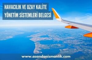 havacilik ve uzay kalite yonetim sistemleri belgesi