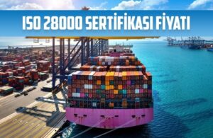 iso 28000 sertifikasi fiyati