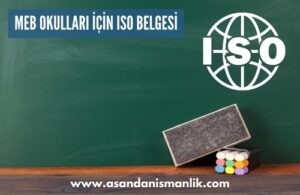 meb okullari icin iso belgesi belgelendirme hizmetleri