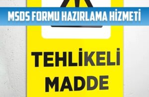 msds formu hazirlama hizmeti