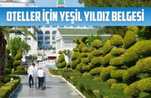 oteller icin yesil yildiz belgelendirme