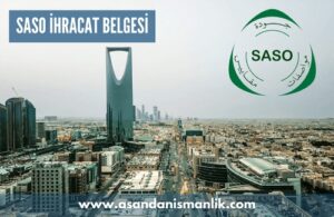saso ihracat belgesi