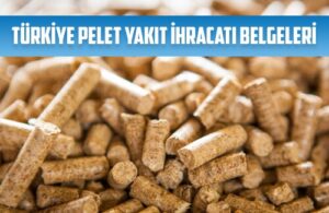 turkiye pelet yakit ihracati belgeleri