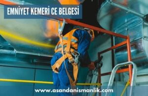 emniyet kemeri ce belgesi