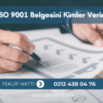 iso 9001 belgesini kimler verir