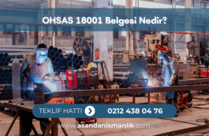 ohsas 18001 belgesi nedir
