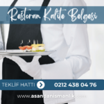 restoran kalite belgesi